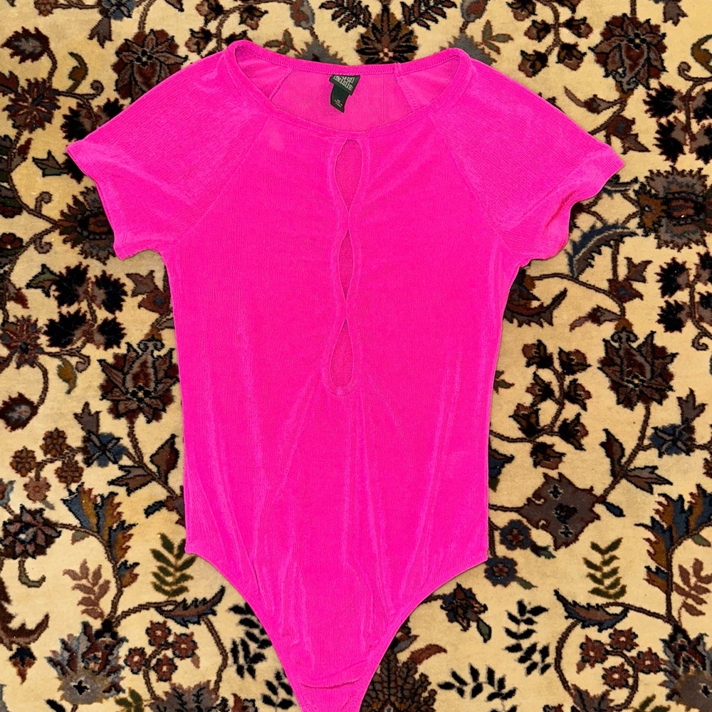 Pink Bodysuit Top
